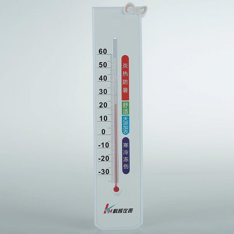 室内温湿度计家用高精度婴儿房工业大棚种植养殖壁挂温度计湿度计 长条壁挂温度计 一个
