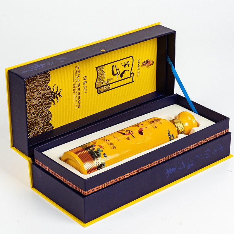 kongzi 白酒浓芝兼香型 孔子酒出口版国礼551山东白酒 52度 500ml 1瓶