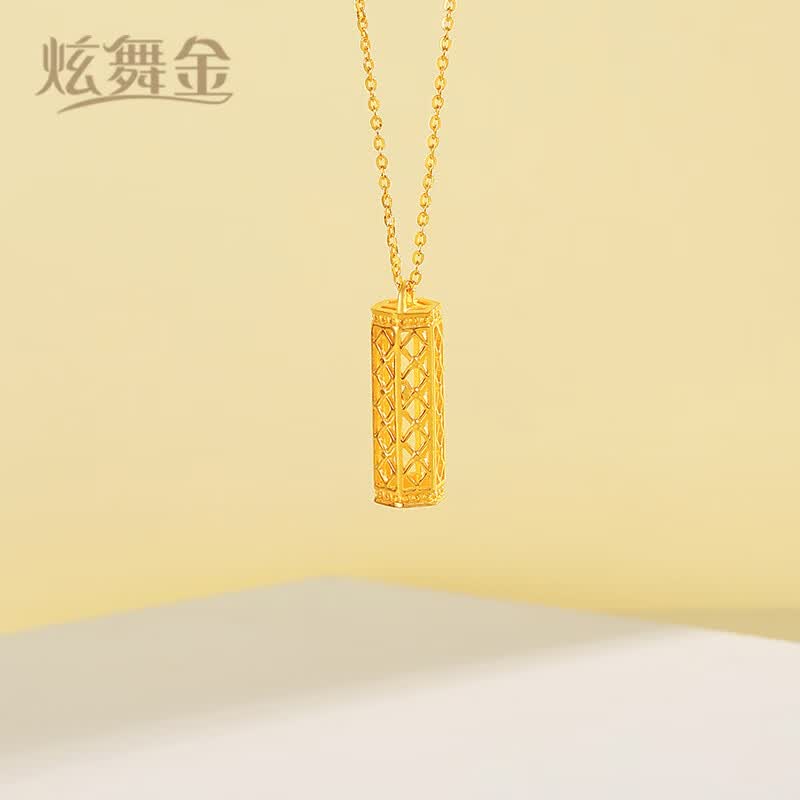 炫舞金珠宝 黄金项链 足金999镂空寓意一帆风顺吊坠 生日礼物送女友 7克使用感如何?