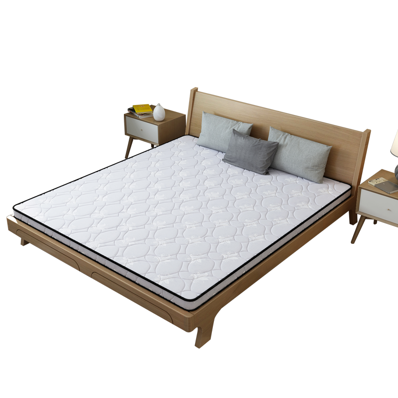 华恺之星 床垫 椰棕床垫可折叠棕榈床垫棕垫榻榻米床垫3E棕垫床垫薄硬床垫子学生家用出租屋 【白针织】【灯笼直板】8公分加乳胶 1.8*2m