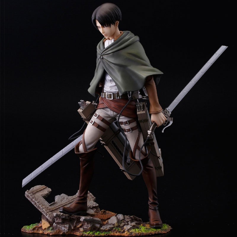 好沐音(haomuyin)进击的巨人动漫周边三笠阿克曼艾伦利威尔兵长 模型