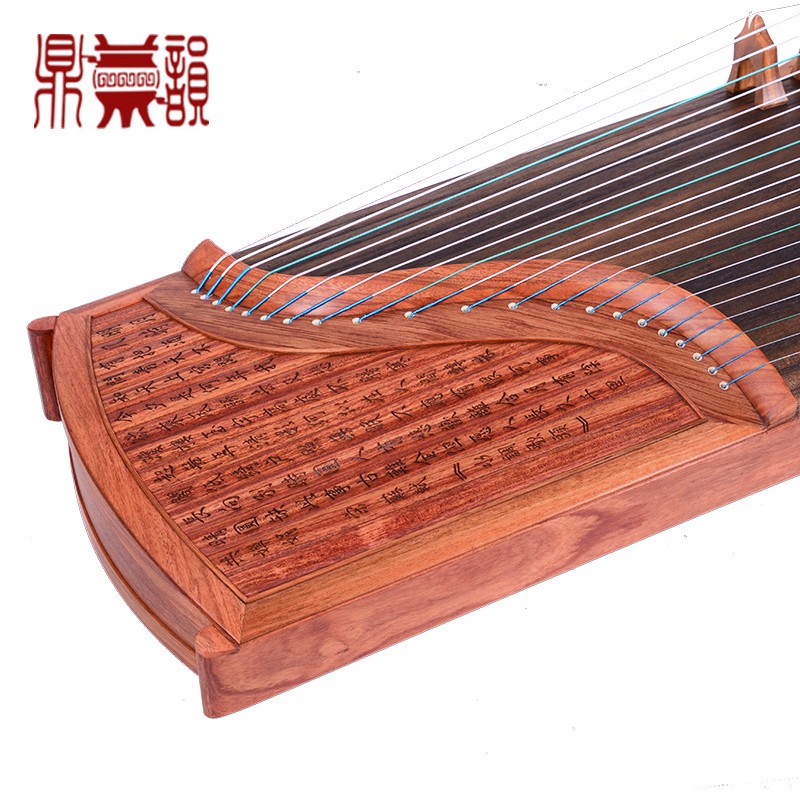 鼎韵上海鼎韵903-z水调歌头竹刻花梨木考级演奏古筝琴