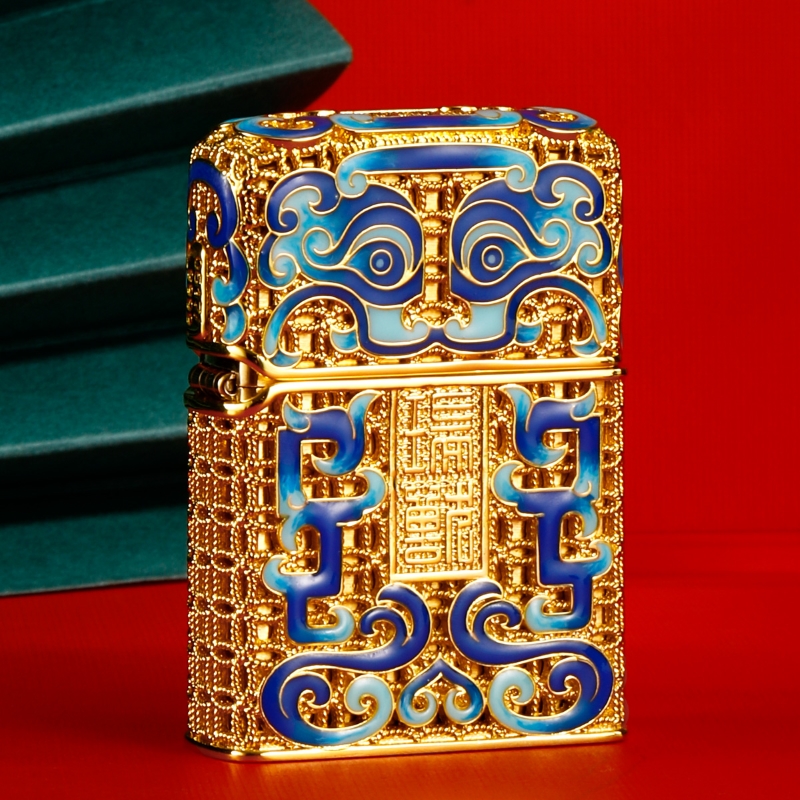 zippo专柜之宝美国进口12星座生肖打火机花丝珐琅瑞兽防风火机送礼
