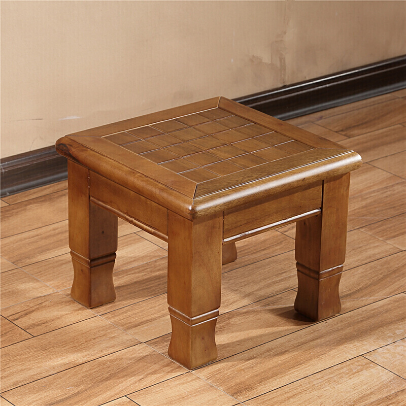 盎梓香樟木实木凳子茶几凳家用矮凳穿鞋凳中式古典木凳椅简约小板凳
