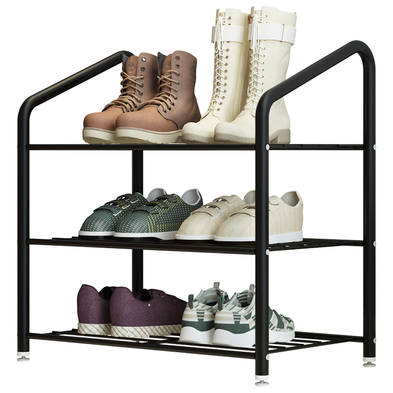 家丽人 鞋架家用多层简易轻奢鞋架纳米烤漆鞋子收纳架出租房客厅门口经济型宿舍加粗钢管收纳置物架子