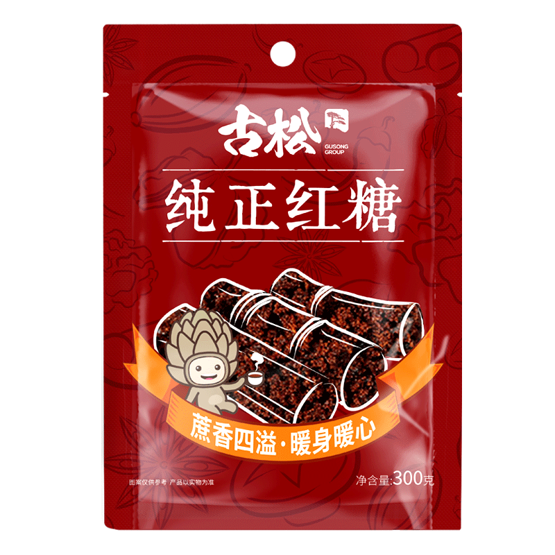 Gusong 古松食品 纯正红糖 300g