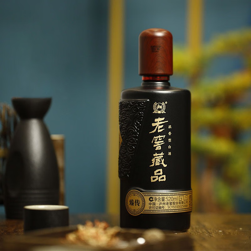 泸州老窖老窖藏品酒臻传 52度浓香型白酒 商务宴请送礼用酒 52度 520mL 6瓶 整箱装