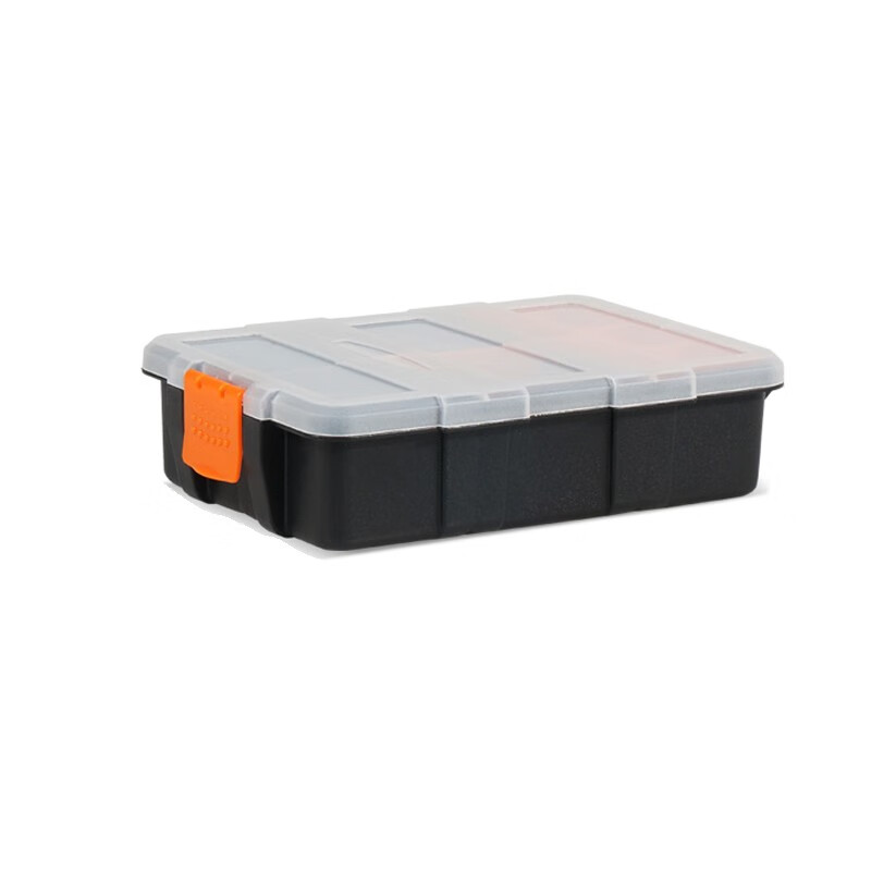 易耐特 小盒子220*155*60MM零件盒工具整理透明螺丝零件盒塑料元件盒工具箱塑料工具盒A026有起定量