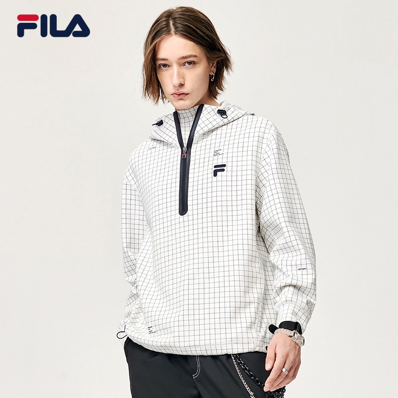 fila 斐乐男装官方男子套头卫衣2021年秋季新品运动时尚休闲套头衫男