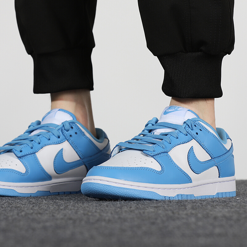 耐克(nike)男鞋 dunk low 新款休闲舒适透气大学蓝运动休闲鞋dd1391