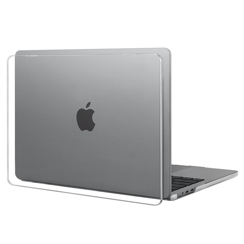 極川 蘋(píng)果MacBook Air 13.6英寸M4/M3/M2保護(hù)殼2025/2024/22款筆記本電腦保護(hù)套透明水晶外殼耐磨防刮