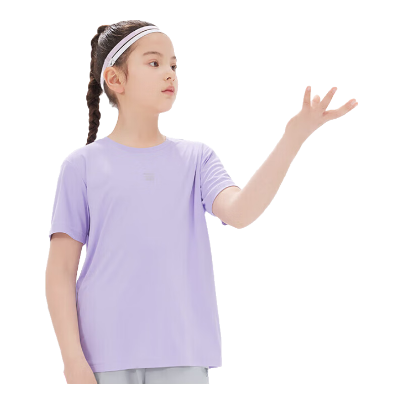 ���ڲ�����361��ͯװ��Ůͯ������֯���ļ��¿��ٸɶ�ͯT���д�ͯ��ˬ���� ������1204-Ůͯ 140 cm