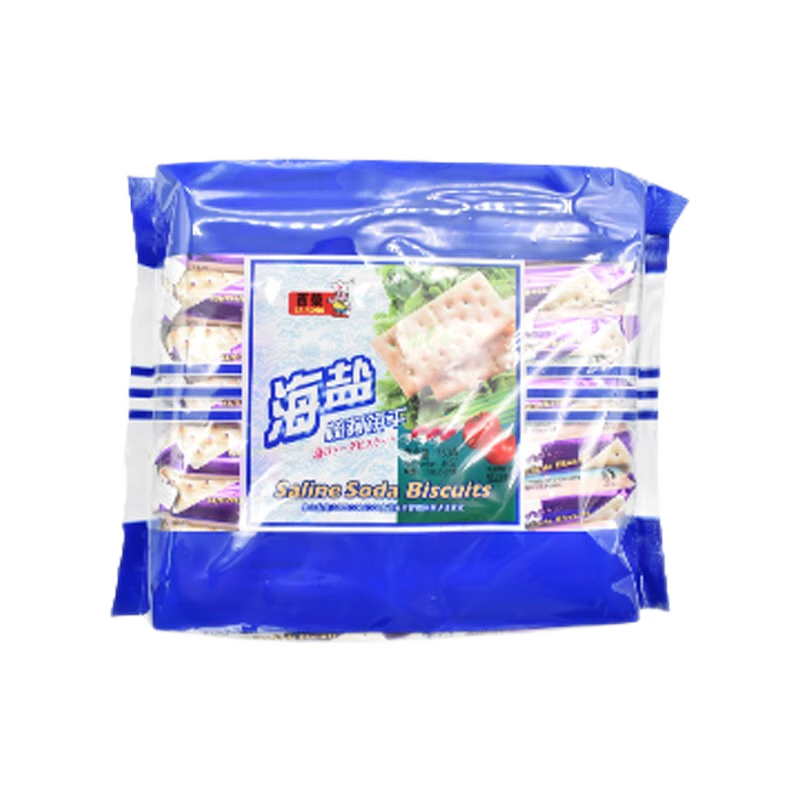 百荣 海盐苏打饼干咸味早餐小包装休闲零食 海盐苏打饼450g