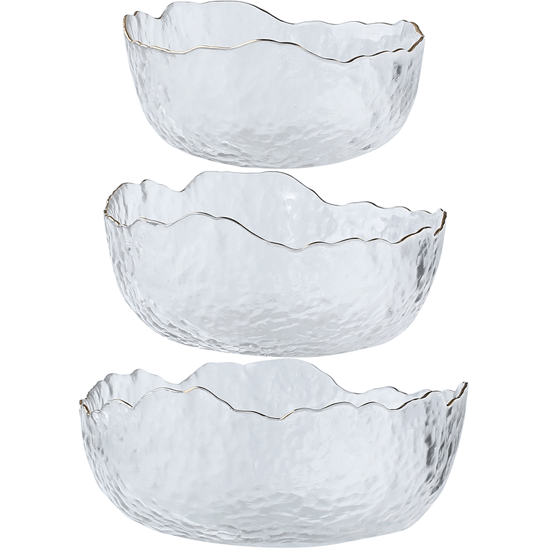 餐将军3件套沙拉碗金边玻璃碗套装：价格历史走势与消费者评测