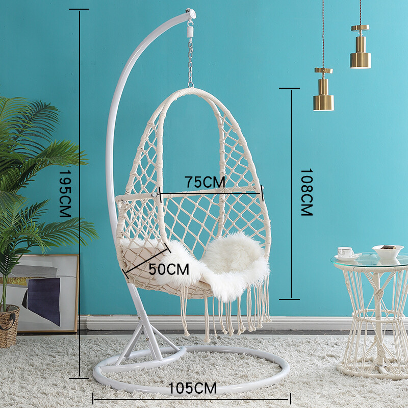 uhfq网红吊椅吊篮藤椅卧室秋千少女单人家用室内阳台吊兰椅吊床摇篮椅