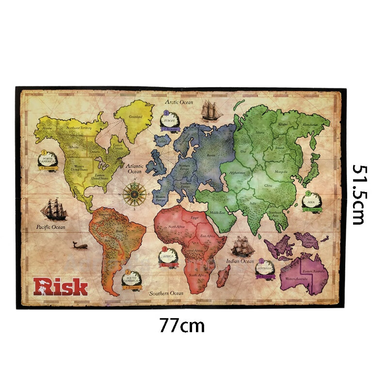 脘铼现货秒发 risk game大战役战国风云桌游英文版危机桌面游戏