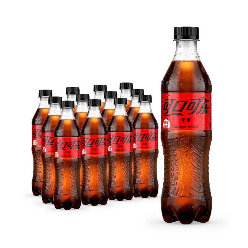 Coca-Cola 可口可乐 无糖 零度汽水 500ml*12瓶