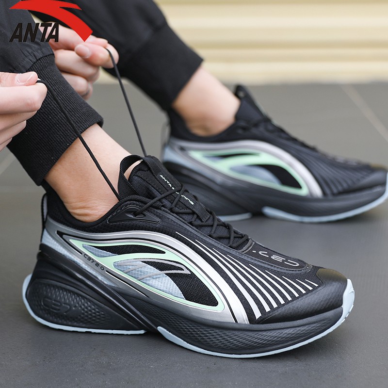 安踏男鞋运动鞋子男夏季网面透气c37 2.