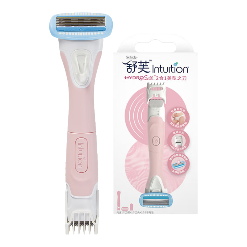 ���ڲ��������ʣ�Schick����ܽVIO���ҵ��綯��ë��˽����ë�� ��1�ֱ�+1��ͷ�������� ��ɫ