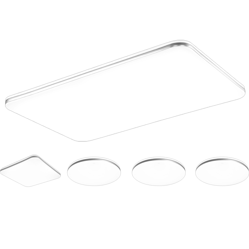 雷士（NVC）  led吸顶灯北欧客厅灯超薄客厅灯 卧室灯餐厅灯全屋灯具套餐 特惠！【四室一厅】5灯-智控客厅+卧室灯*4