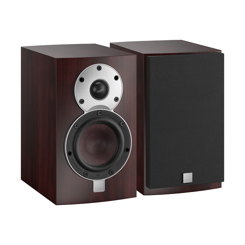 達(dá)尼（DALI） Menuet皇太子6代 hifi高保真書架音響 2.0聲道家用桌面無源音箱se 紅柚木色