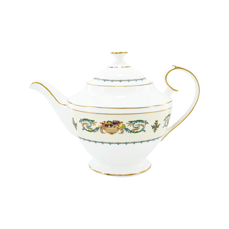 AYNSLEY英國安斯麗盛宴系列骨瓷咖啡杯碟下午茶套裝高顏值餐具茶具咖啡具 1200ml壺 盛宴系列