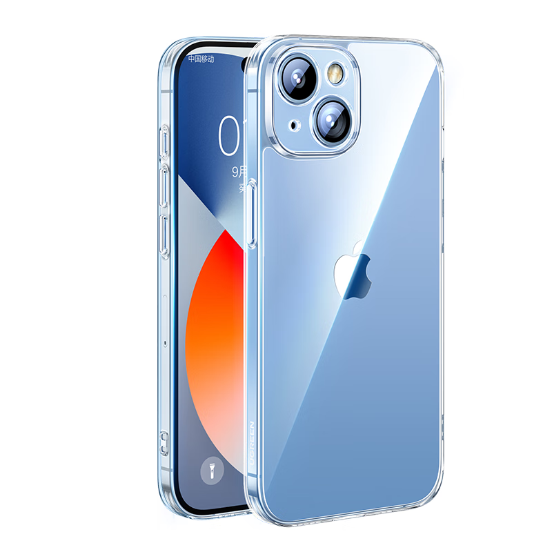 綠聯(lián) 適用iPhone15手機(jī)殼蘋(píng)果15氣囊防摔保護(hù)套超薄 鏡頭全包 抗黃防磨防震 簡(jiǎn)約男女款 透明