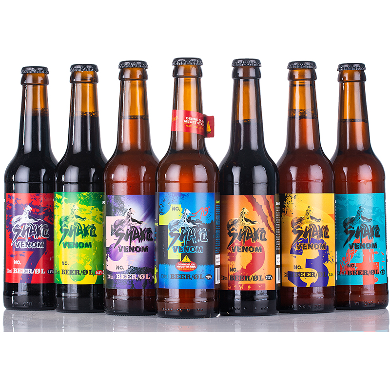 雷德斯堡【顺丰】丹麦蛇毒啤酒 蛇毒70度1号配制酒 高度数烈性进口2-7