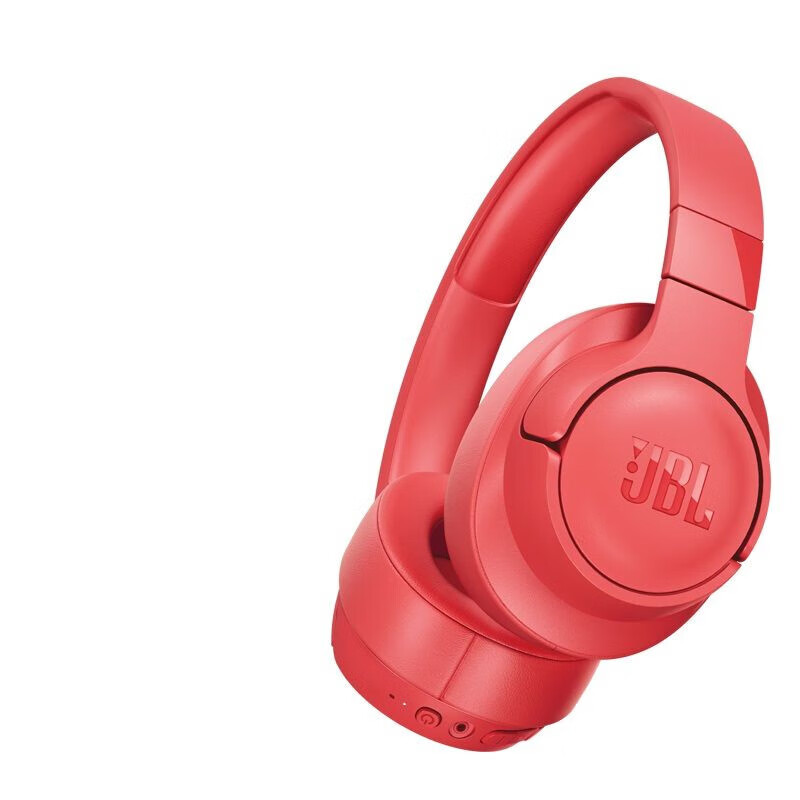 JBLT700BT 頭戴式無(wú)線藍(lán)牙耳機(jī)音樂(lè)運(yùn)動(dòng)耳機(jī)便攜重低音耳機(jī)耳麥 紅色 標(biāo)配