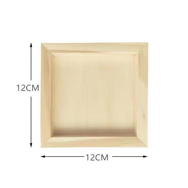 天颛黏土相框画材料包小红书超轻画框儿童手工制作diy木质立体画框雪