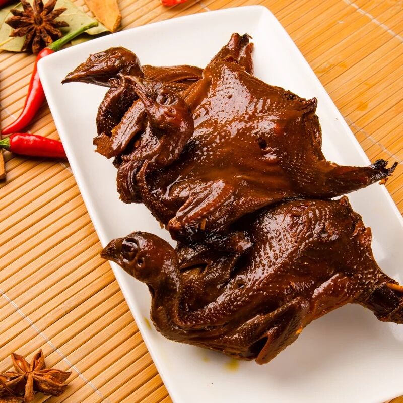 哺食旺零食鹌鹑小鸟仙都酱板鸭湖南醴陵特产辣酱鸭美食熟食休闲食品