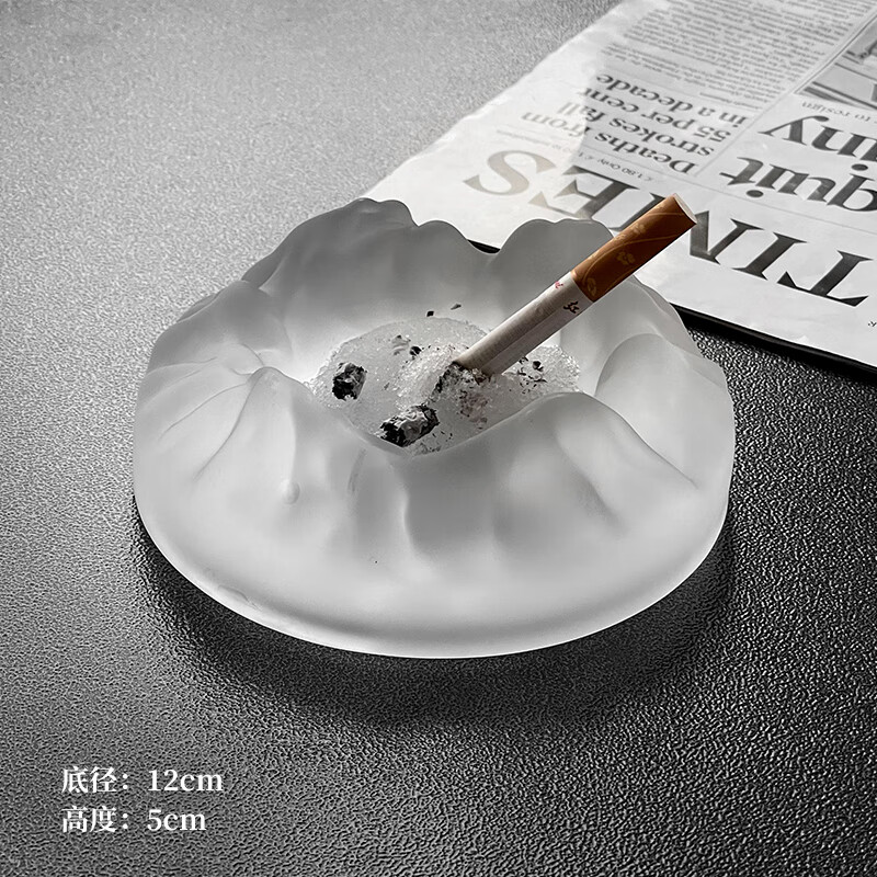 烟灰缸磨砂送5包灭烟沙