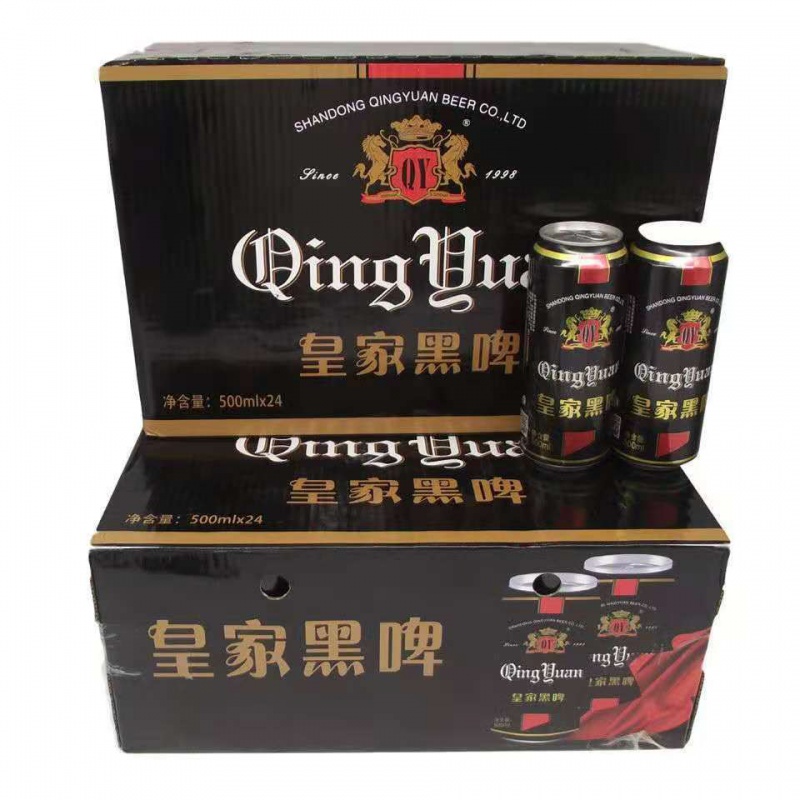 青邑德国风味黑啤500ml*24罐整箱罐装易拉罐 500ml 24罐 青邑黑啤