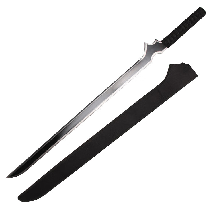 周边黑岩射手cos刀黑衣麻陶 黑岩钛刀太刀 cosplay动漫装 黑岩太刀