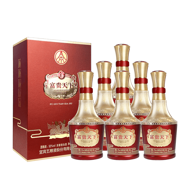 wuliangye/Һ   52 ׾ Ũ 500ml 500ml*6ƿʵ349Ԫ