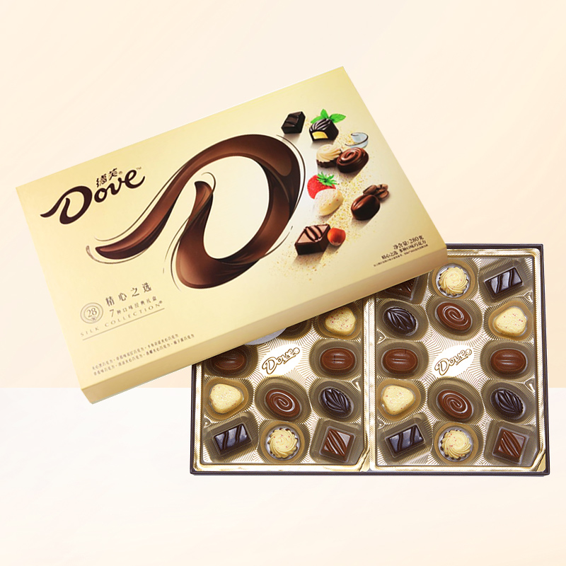 德芙 dove德芙巧克力精心之选七种口味生日伴手礼礼物 精心之选7种