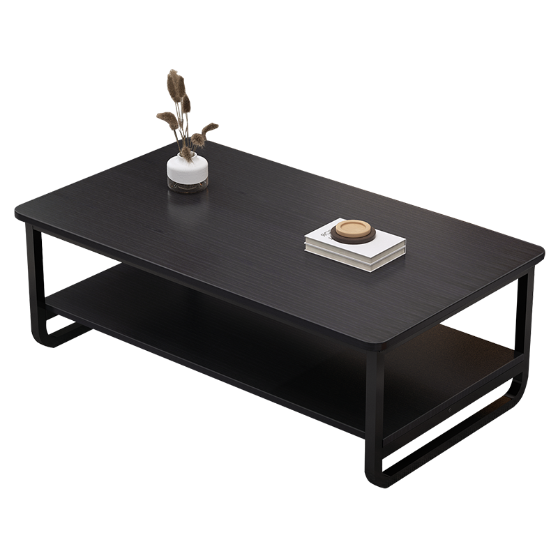 凡社 客厅茶几  简约小户型茶桌 双层储物客厅家具 120*60*45cm FCUBB3
