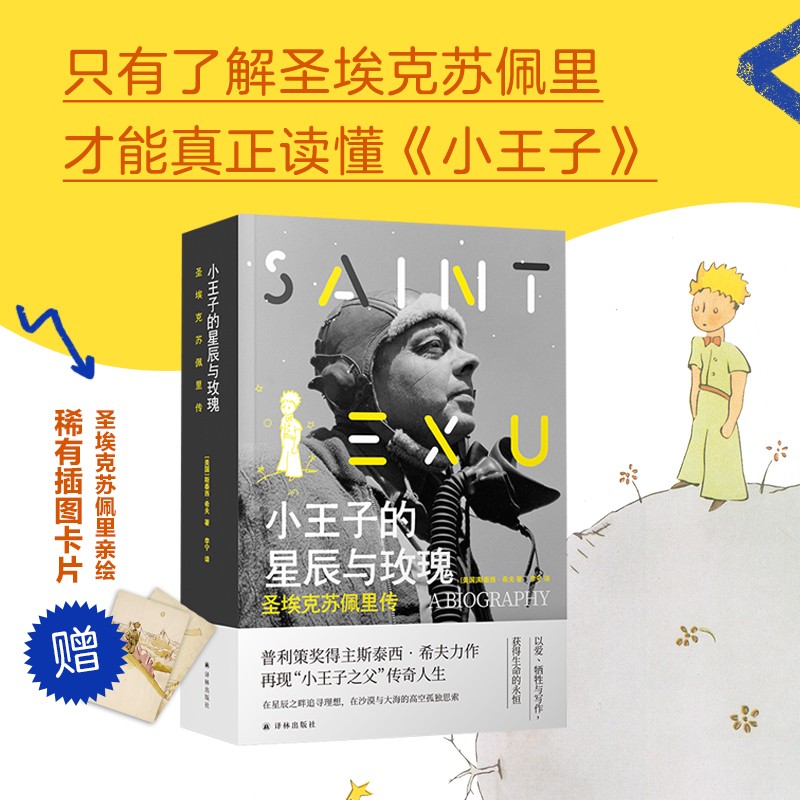 桑塔格传：人生与作品（2020年普利策奖获奖传记 桑塔格之子授权 近100幅珍贵照片 关于桑塔格的定论之作 随书附赠精美明信片） 小王子的星辰与玫瑰：圣埃克苏佩里传