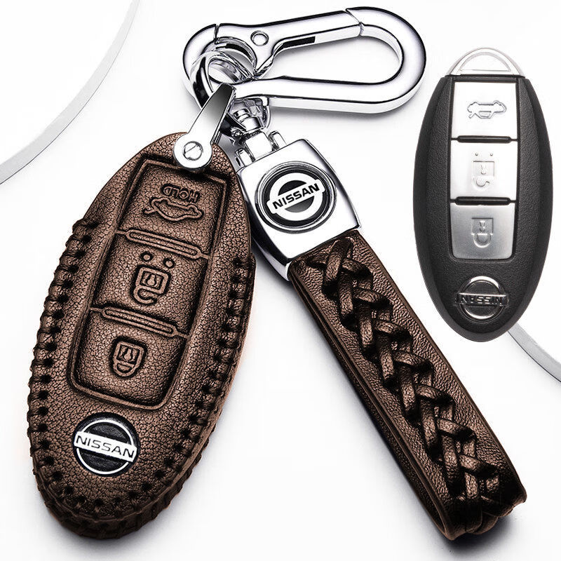 润华年2022款日产天籁钥匙套2021款尼桑日产2020天籁公爵车钥匙包扣 a