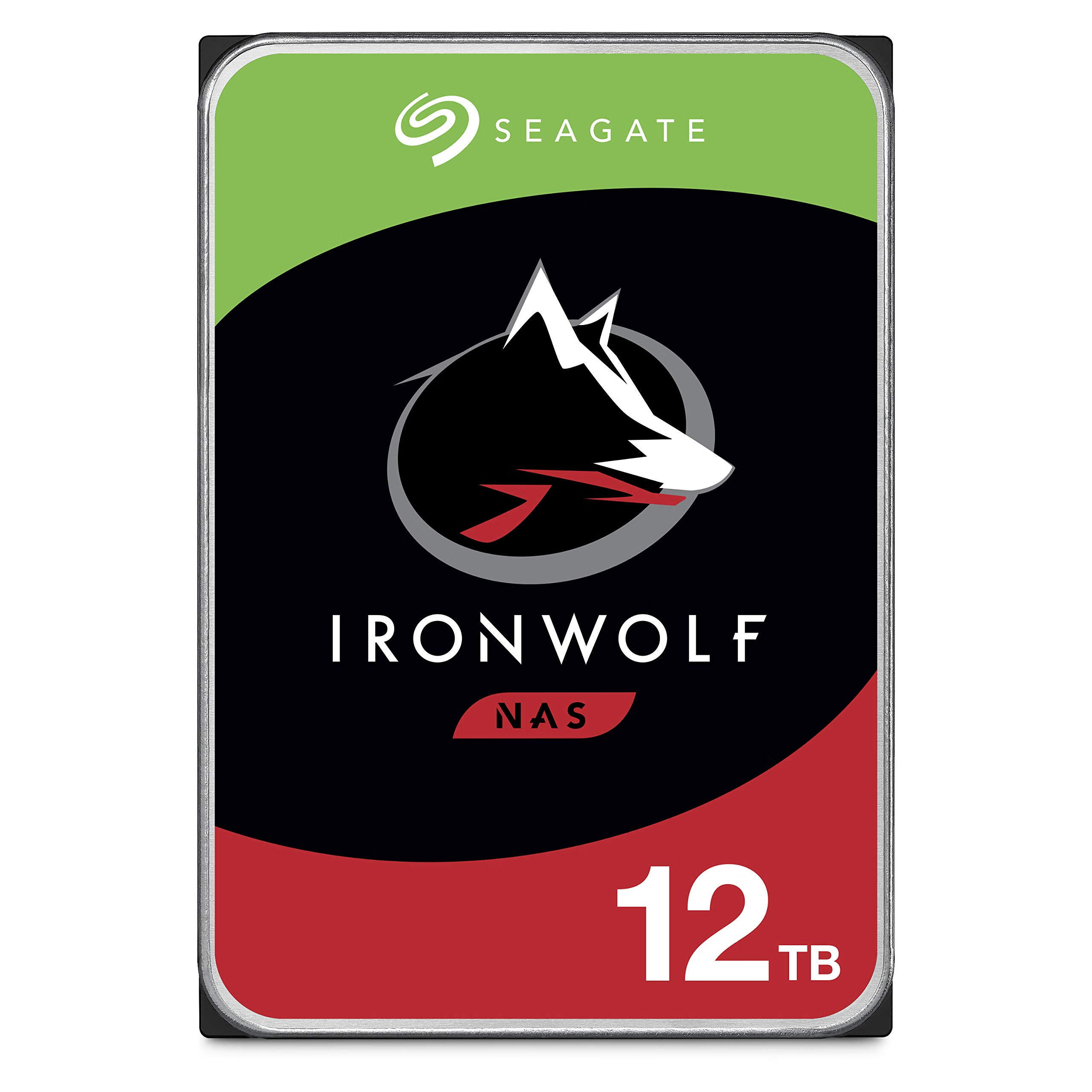 Seagate希捷 酷狼N内置硬盘12TB NAS 内置硬盘pro3.5英寸机械硬盘 256MB缓存  ST12000VNZ008