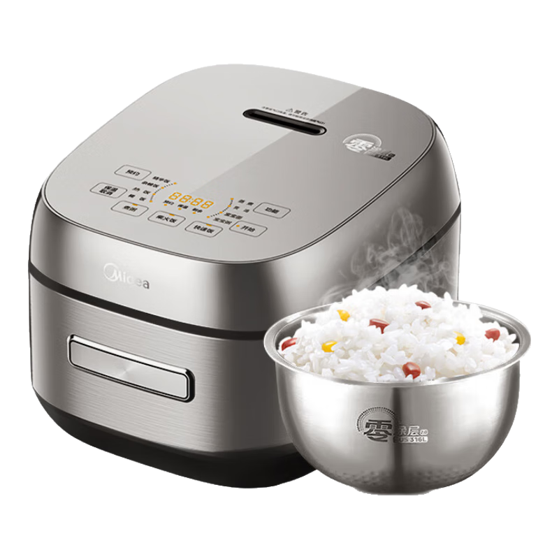 ���ģ�Midea���緹�� 0Ϳ��316L�����3-4-5-8���� �������������IH��ż���һ����Ч��Ϳ��緹�� CFB4065S