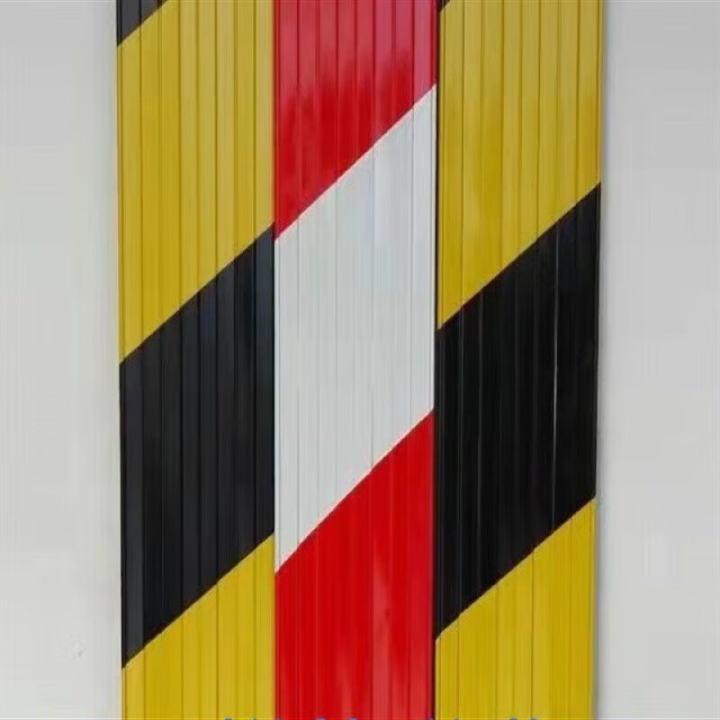 工地工程外架铁皮警示带挡脚板踢脚线楼层安隔离反光警戒条 红白压槽