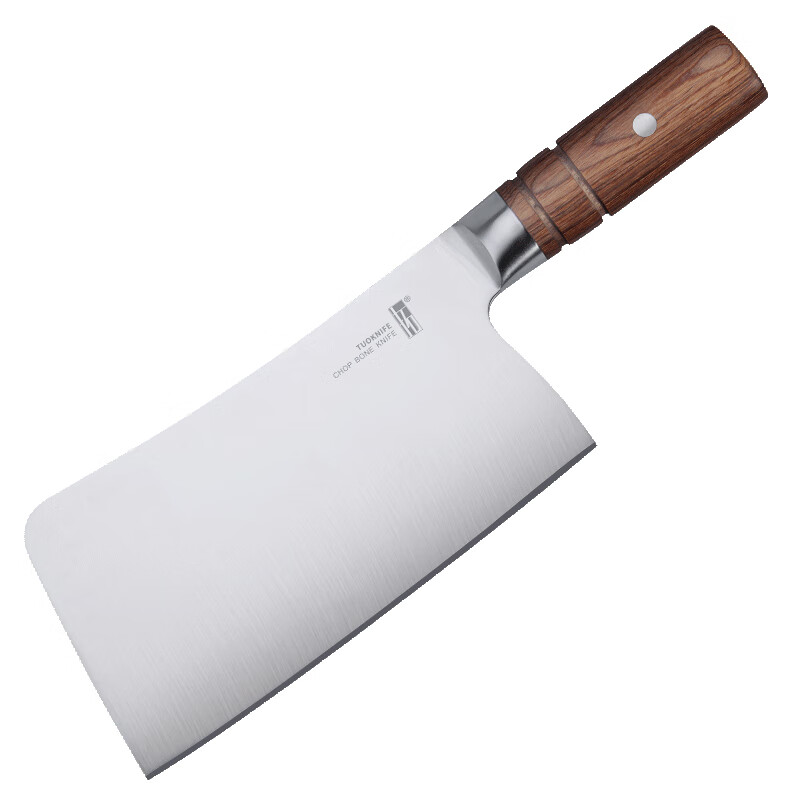 拓(tuobituo)黑将大马士革钢菜刀中式家用主厨刀厨师切肉切片刀厨房