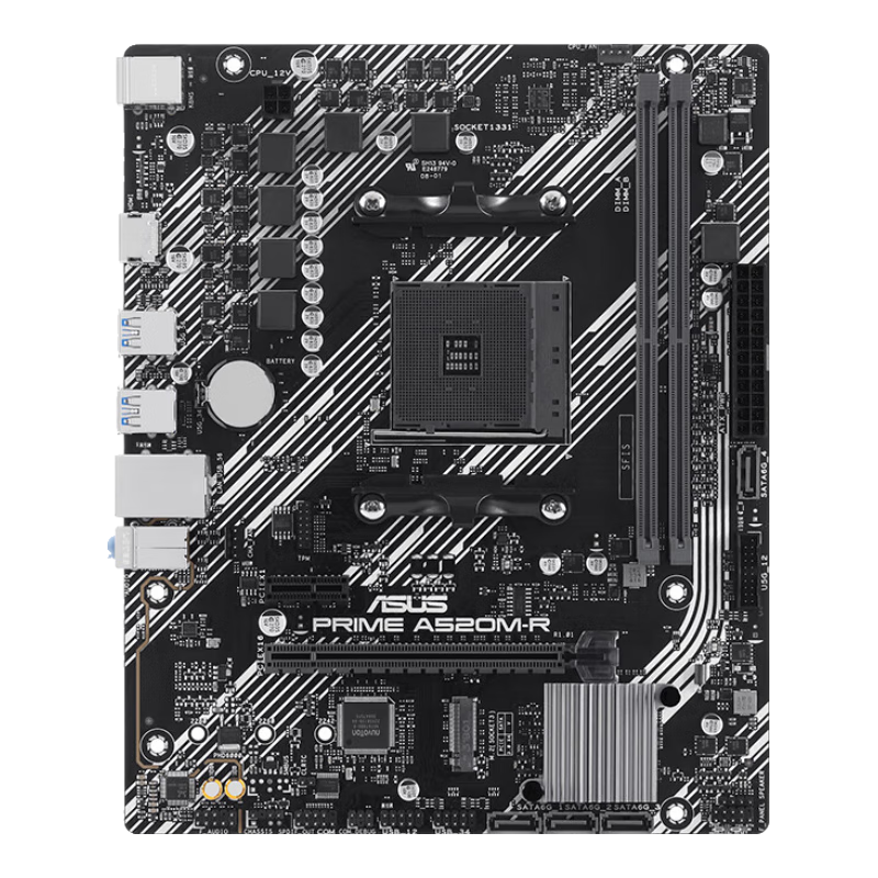 ��˶ PRIME A520M-R ���� AMD A520 Socket AM4 ֧�� 5600/5500 CPU 368Ԫ