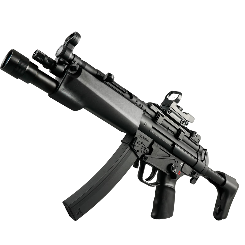 高恩錦明19代MP5k水電動(dòng)玩具槍軟彈男孩兒童狙擊步搶成人wargam發(fā)射器 錦明MP5競技版(7.4v)+匣+1w