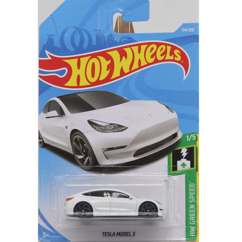 风火轮特斯拉 hotwheels风火轮火辣小跑车特斯拉tesla合金汽车模型