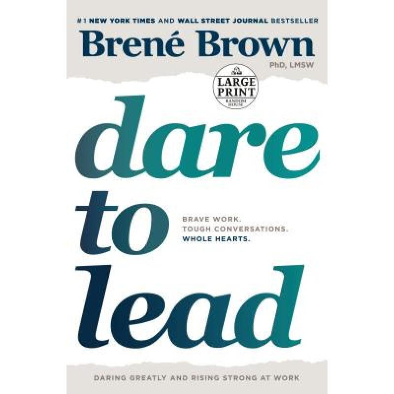 预订 dare to lead: brave work. tough conversation. 英文原版