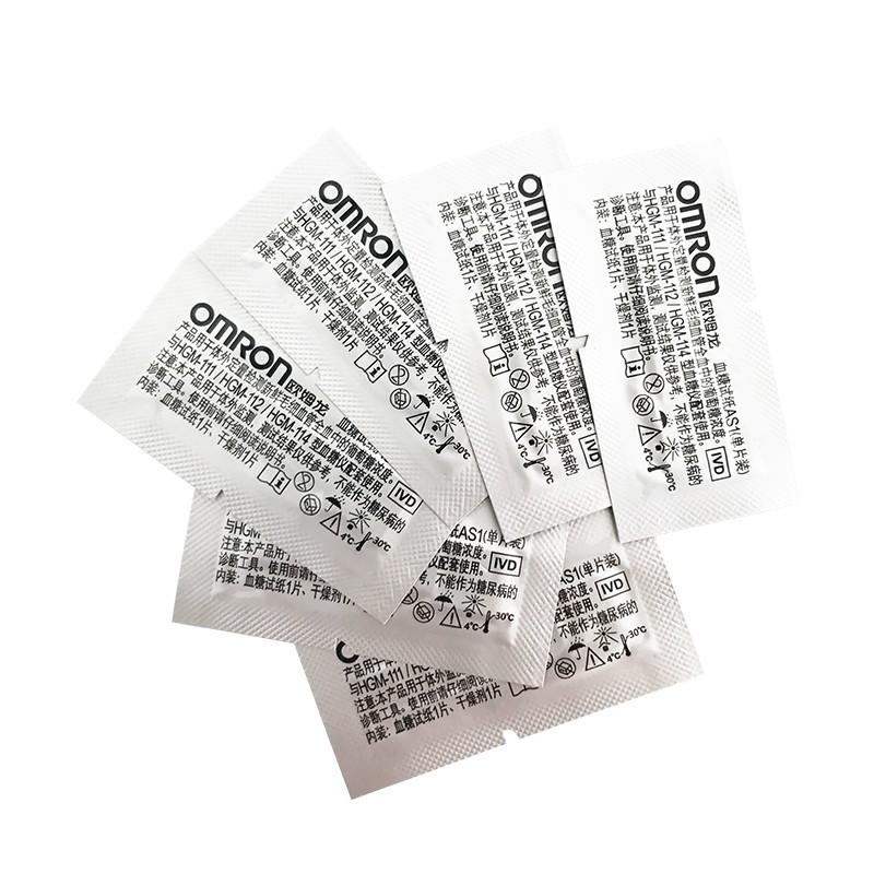 欧姆龙孕妇血糖测试仪家用高精准HGM-112/114测糖仪试纸AS1测量血糖仪器 25只AS1试纸(独立包装)+25针