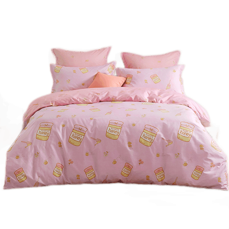 罗莱儿童开学七件套学生女孩宿舍床上用品被套床单