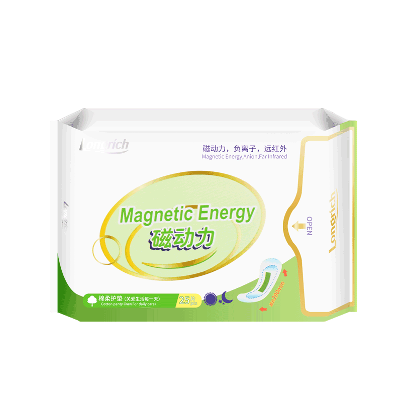 隆力奇25片装磁动力卫生巾护垫155mm 两件包邮